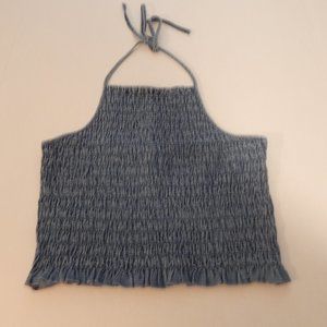 American Eagle Outfitters Halter Tops Denim